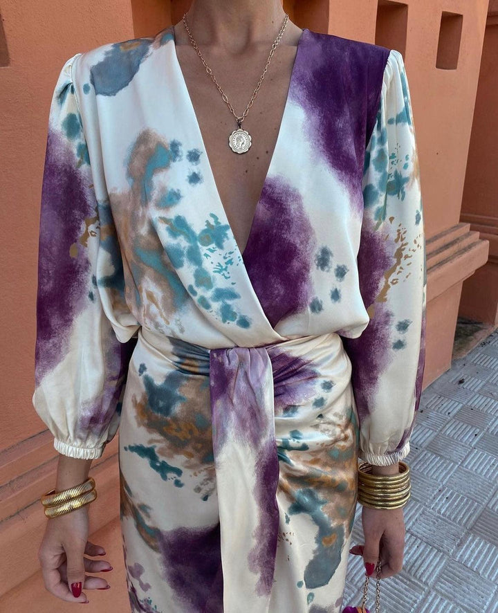 Valeria – Vestito con scollatura a V