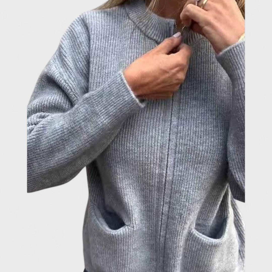 Noelle – Cardigan in cotone lavorato a maglia