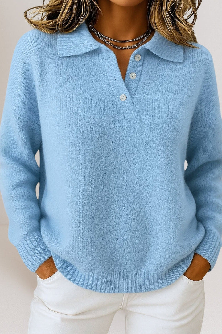 Ginevra – Maglione morbido con colletto