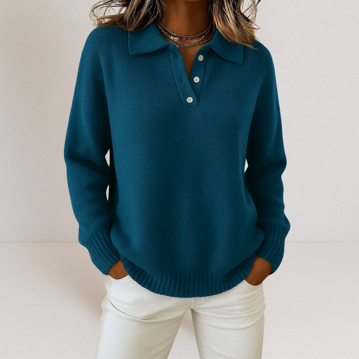 Ginevra – Maglione morbido con colletto
