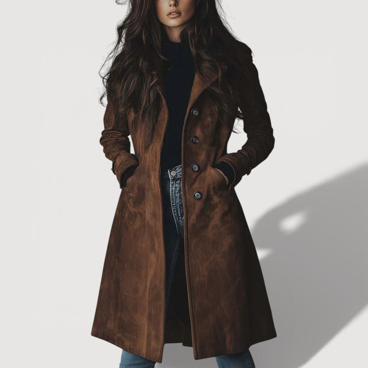 Carmen – cappotto in camoscio