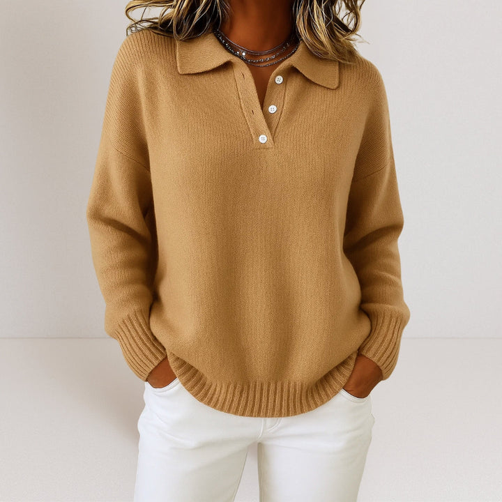 Ginevra – Maglione morbido con colletto