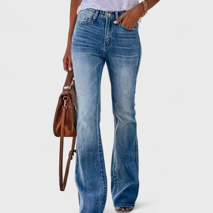 Patrizia – Jeans flare elasticizzati retro versatili casual