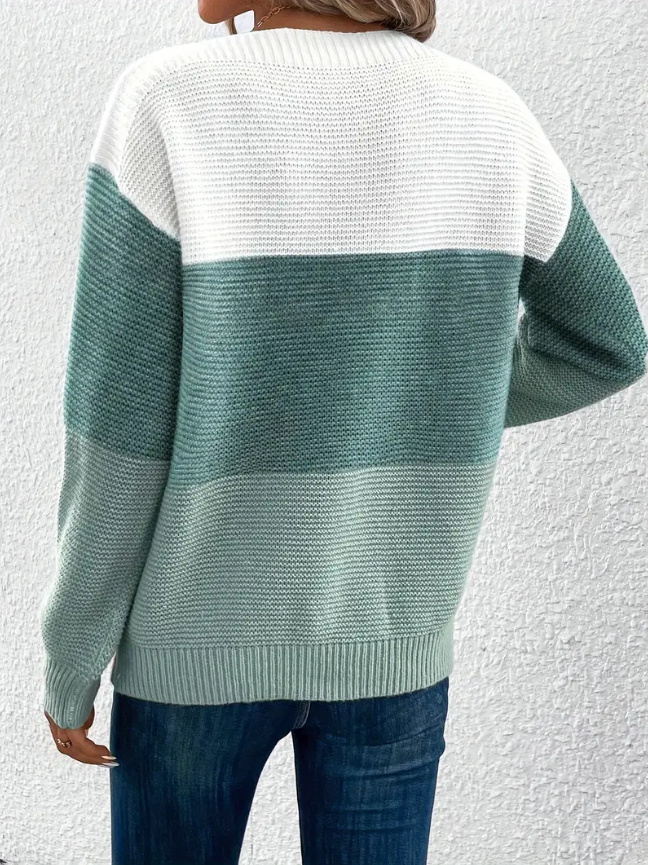 Calista – Maglione elegante a maniche lunghe con spalle cadute