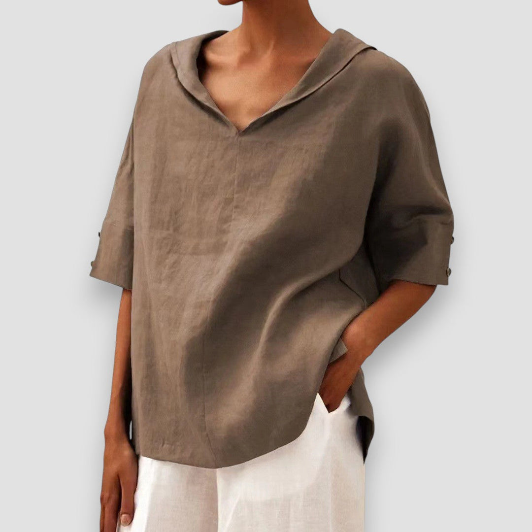 Elda – Camicia scollo a V