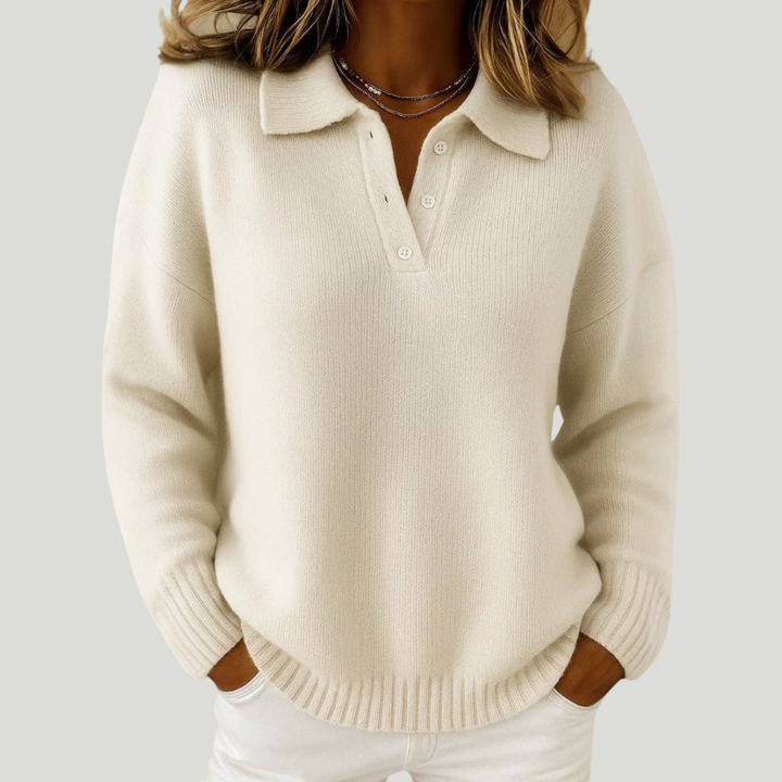 Ginevra – Maglione morbido con colletto