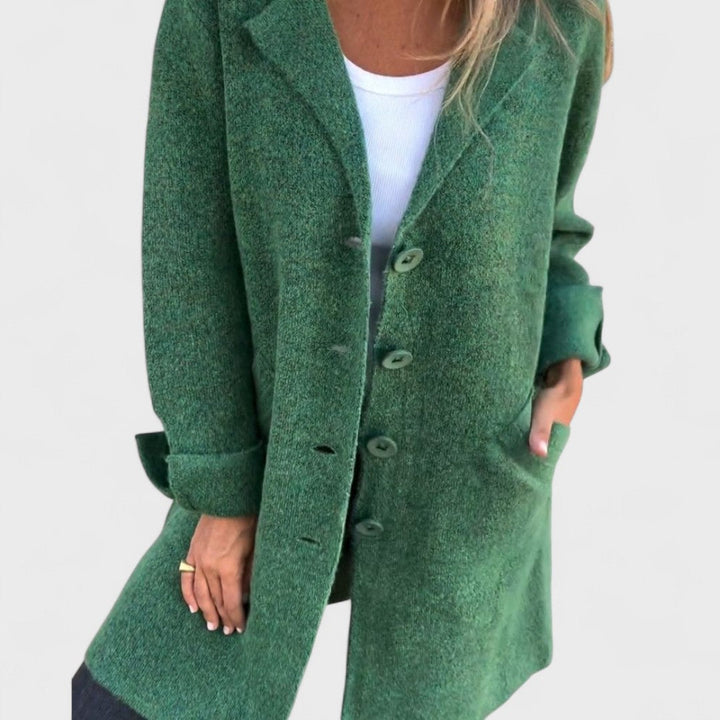 Maila – Cappotto lungo casual con risvolto