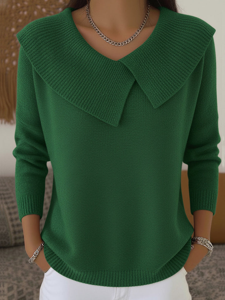 Lucia – Maglia calda con colletto morbido
