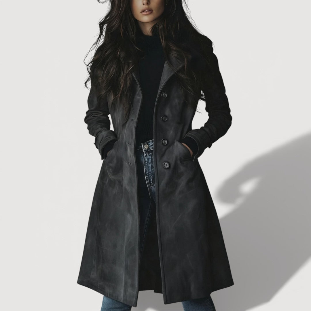 Carmen – cappotto in camoscio