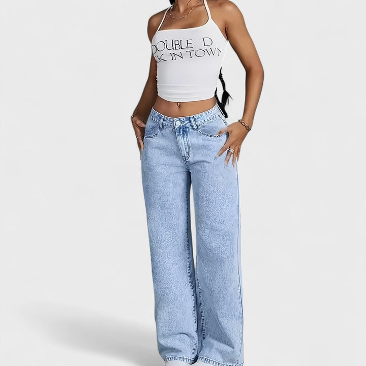 Mara – Jeans dritti larghi da donna
