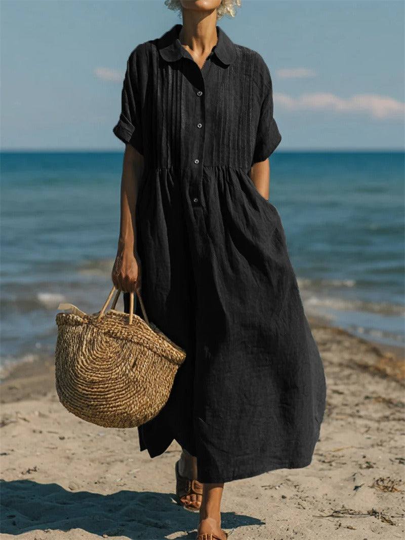 Sofia – Abito in lino elegante per donne