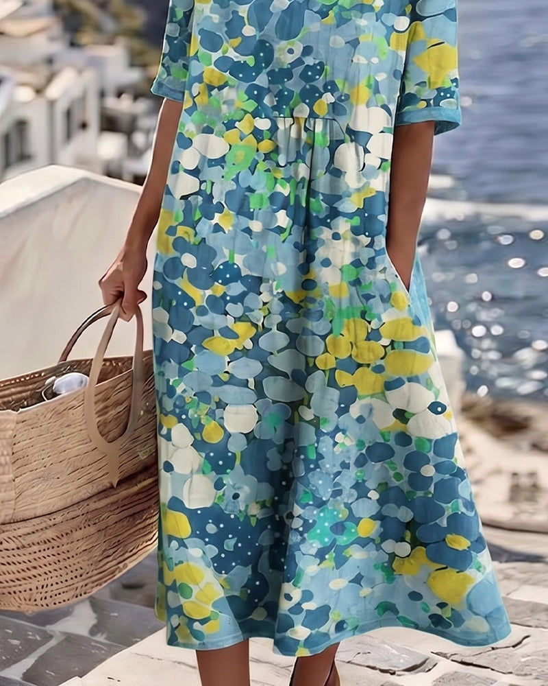 Lucia – Abito stampato loose