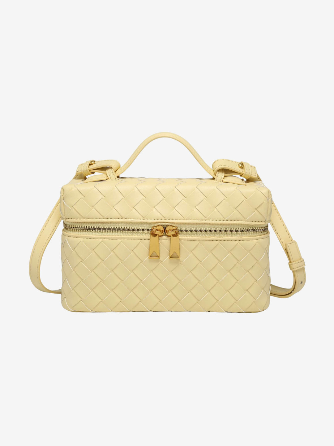 Juliette – Borsa intrecciata strutturata lucida