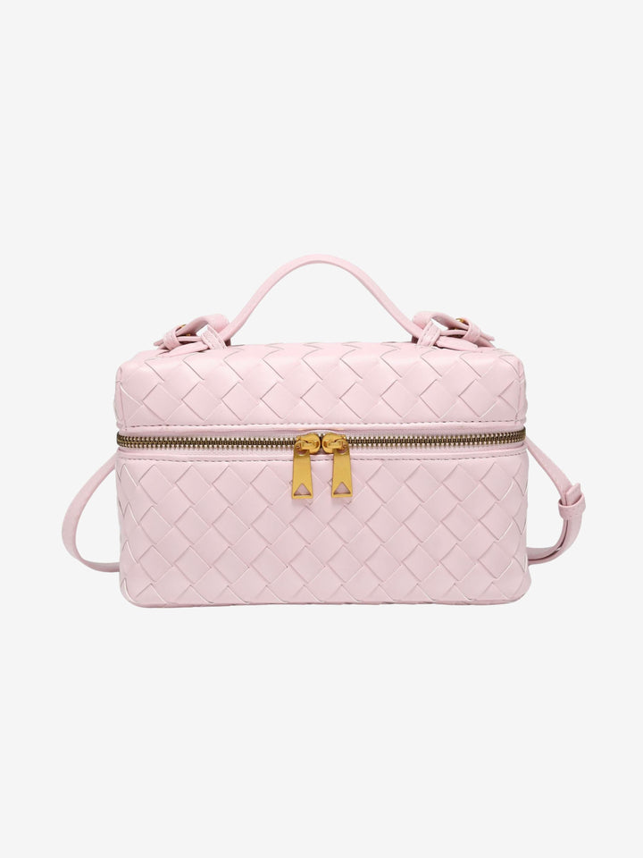 Juliette – Borsa intrecciata strutturata lucida