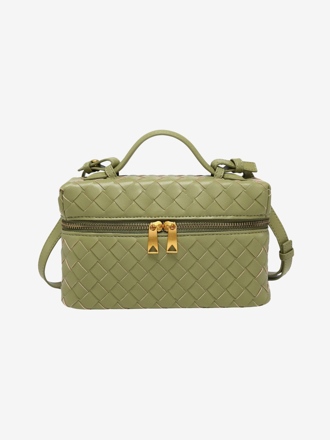Juliette – Borsa intrecciata strutturata lucida