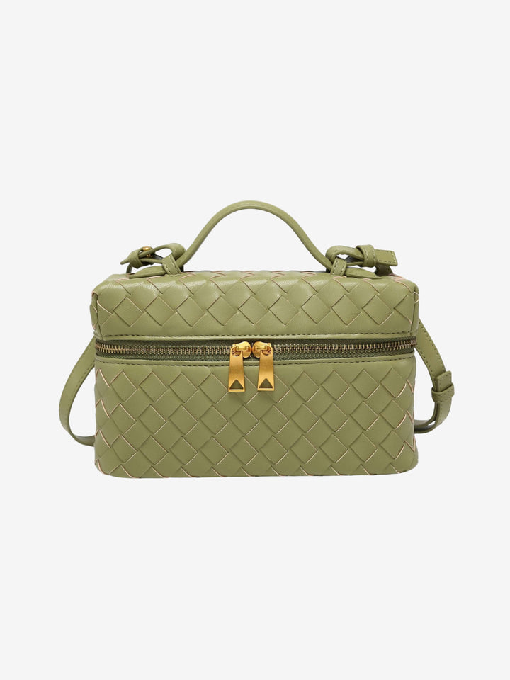 Juliette – Borsa intrecciata strutturata lucida