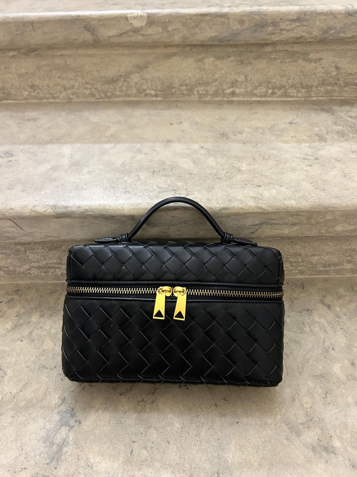 Juliette – Borsa intrecciata strutturata lucida