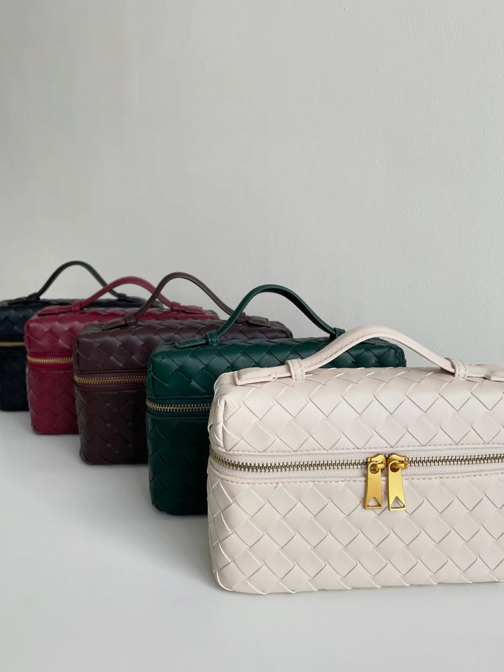 Juliette – Borsa intrecciata strutturata lucida