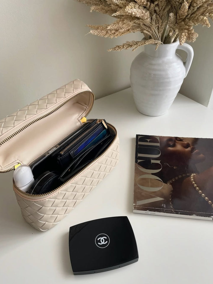 Juliette – Borsa intrecciata strutturata lucida