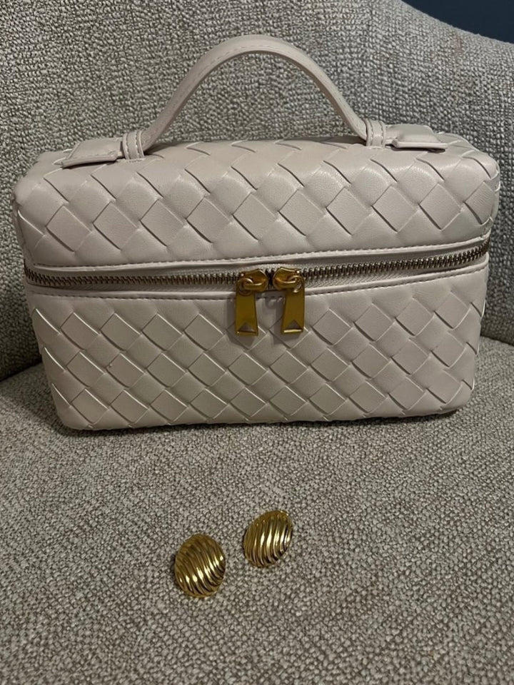 Juliette – Borsa intrecciata strutturata lucida