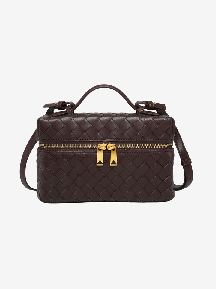 Juliette – Borsa intrecciata strutturata lucida