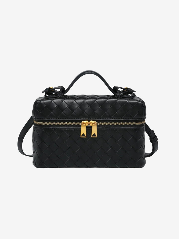 Juliette – Borsa intrecciata strutturata lucida