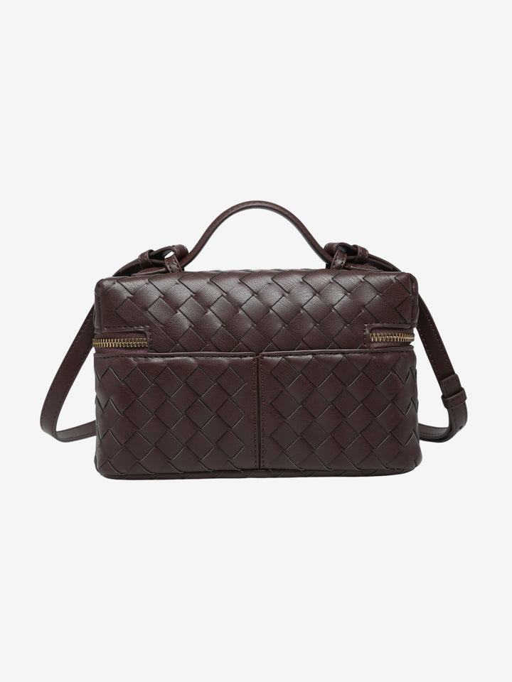Juliette – Borsa intrecciata strutturata lucida