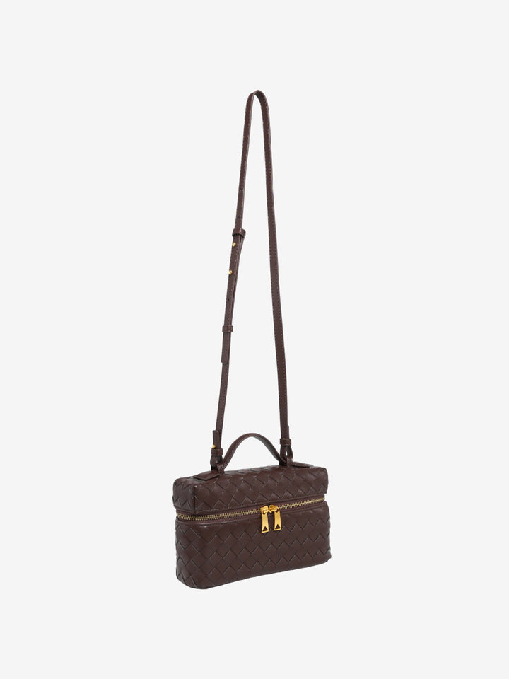 Juliette – Borsa intrecciata strutturata lucida