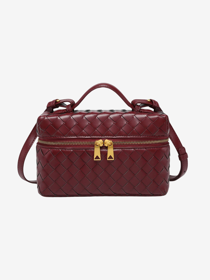 Juliette – Borsa intrecciata strutturata lucida