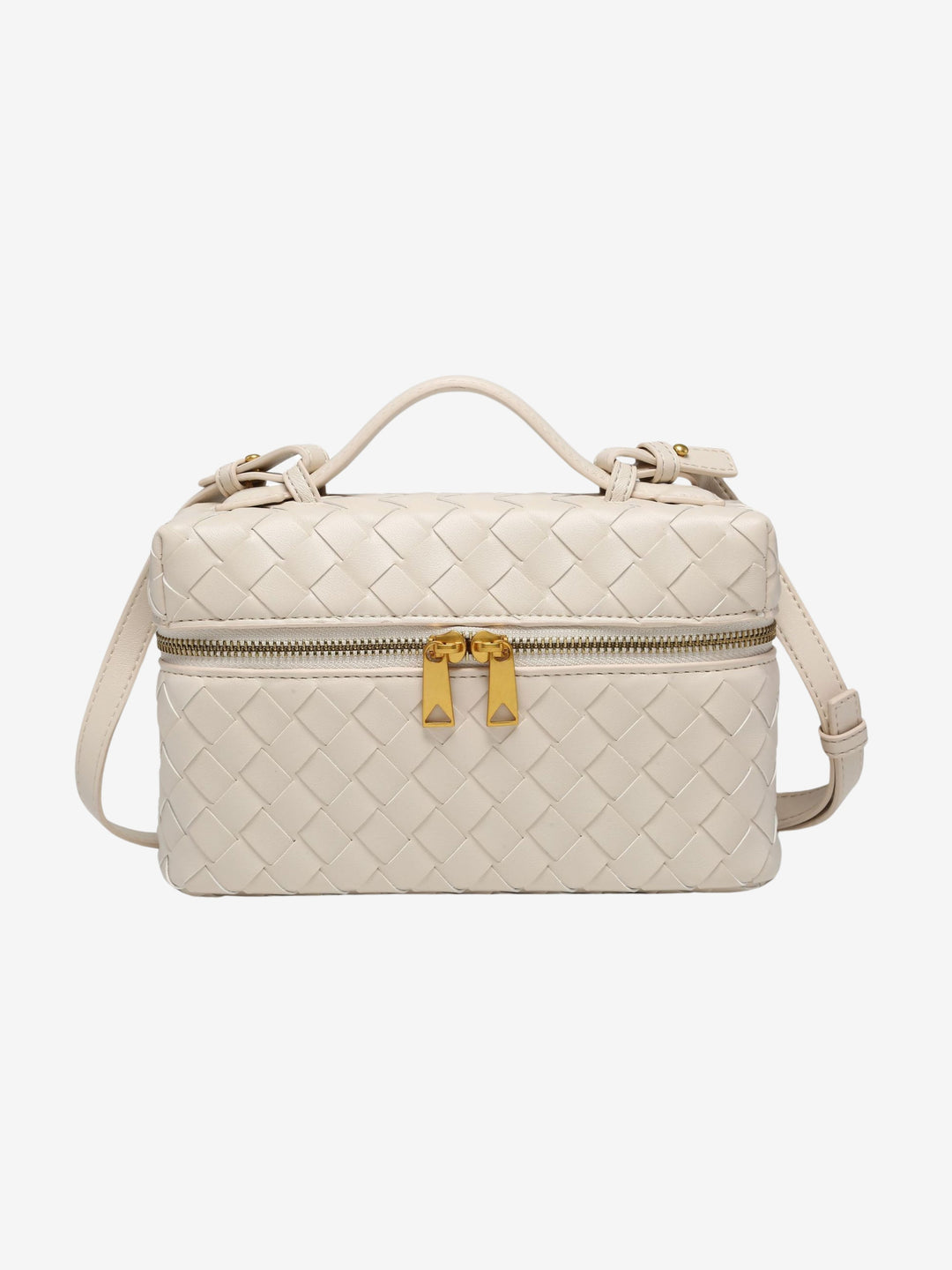 Juliette – Borsa intrecciata strutturata lucida