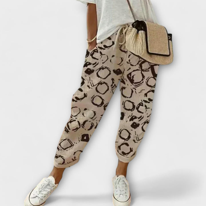 Luna – Pantaloni confortevoli in cotone e lino