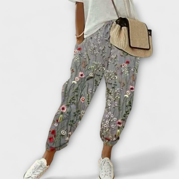 Luna – Pantaloni confortevoli in cotone e lino