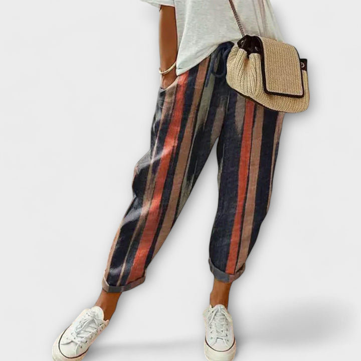 Luna – Pantaloni confortevoli in cotone e lino