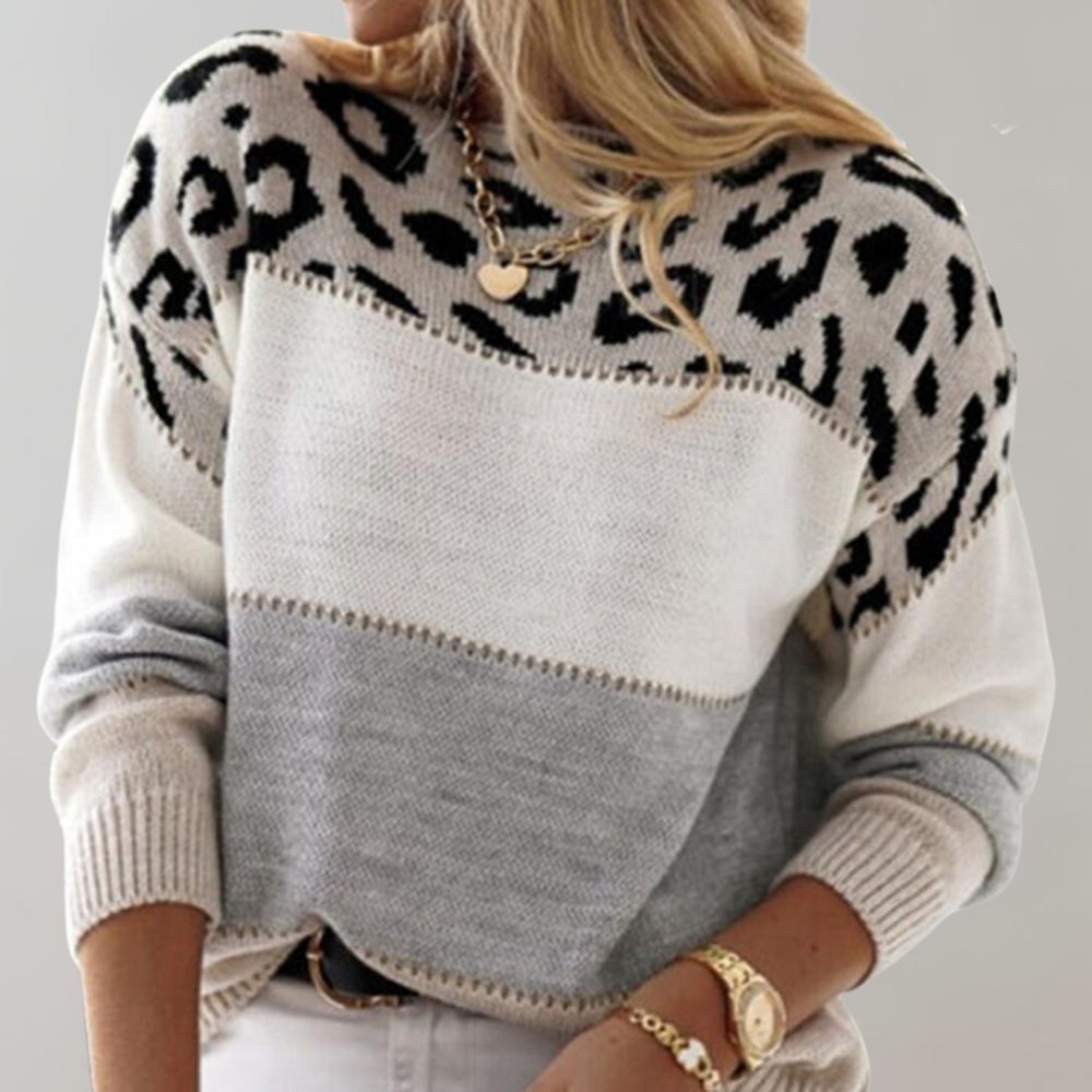 Emma – Maglione leopardato eleganza