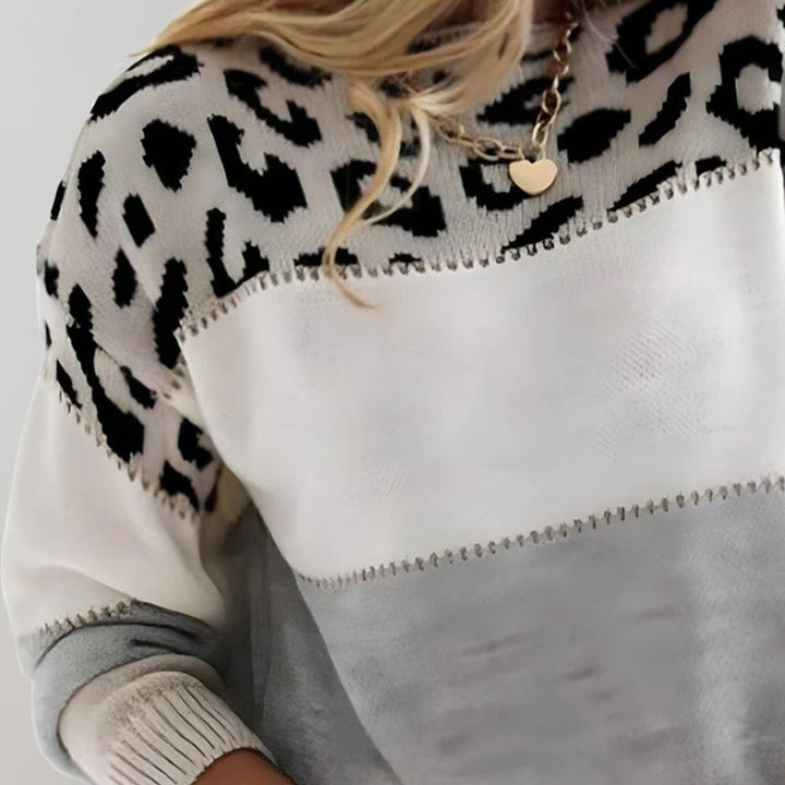 Emma – Maglione leopardato eleganza