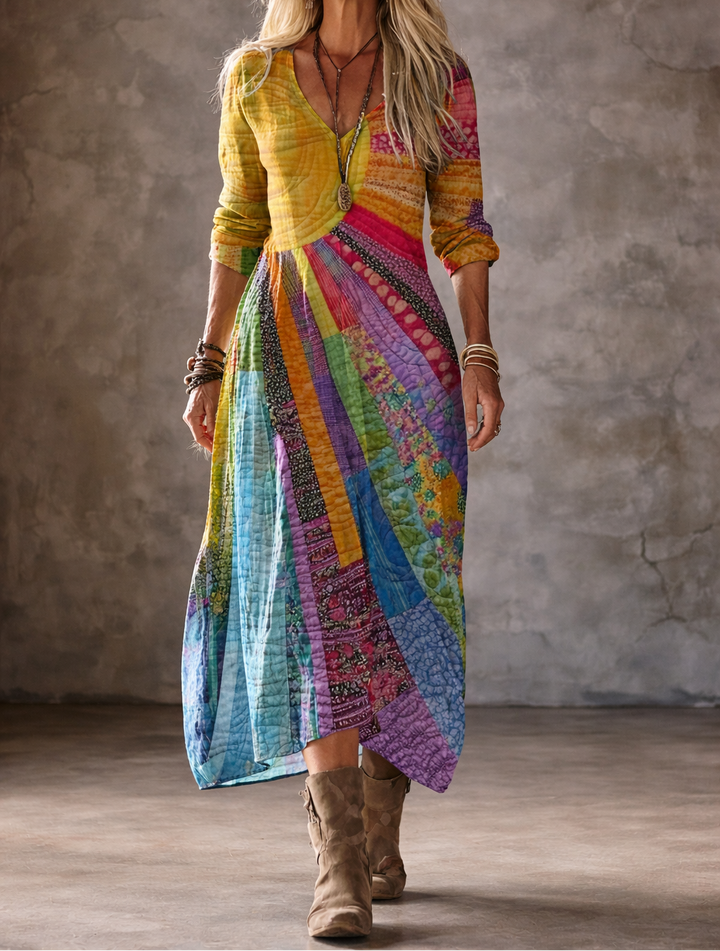 Luna | Vestito bohemien con design estivo