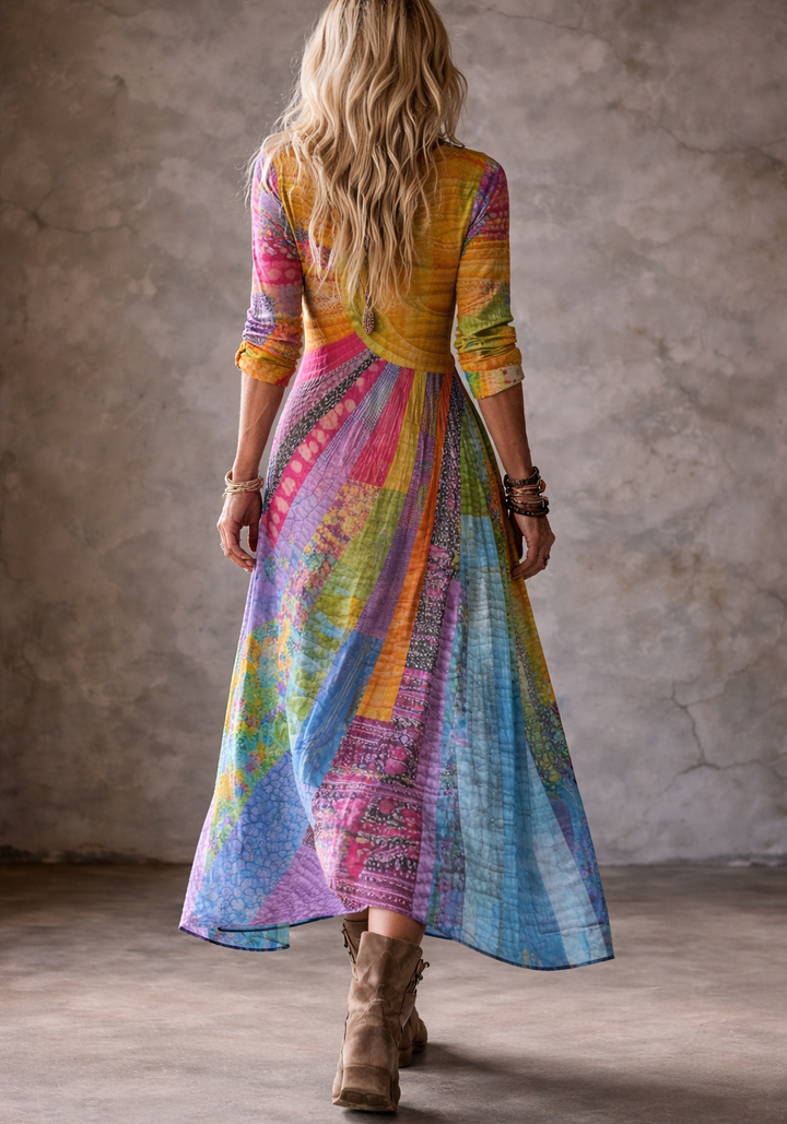 Luna | Vestito bohemien con design estivo