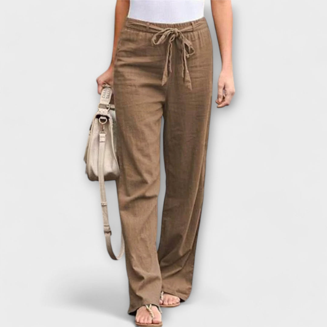 Loreen – Pantaloni leggeri in lino
