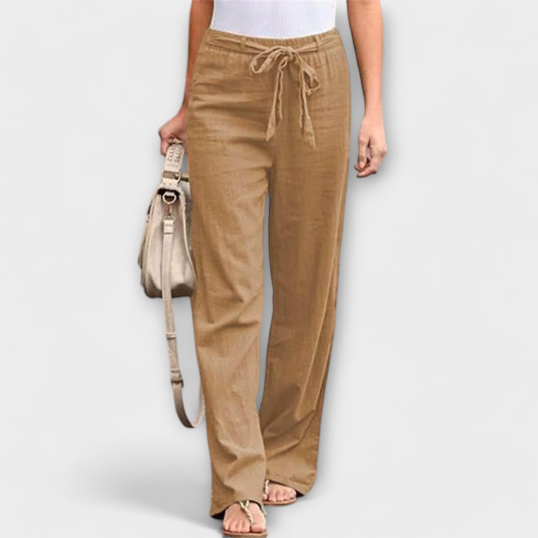 Loreen – Pantaloni leggeri in lino