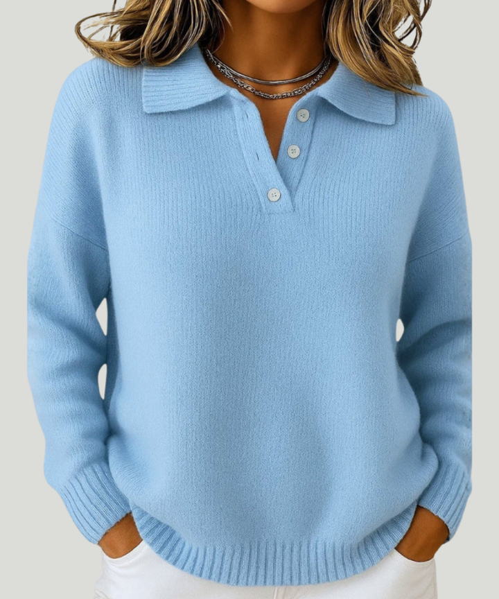 Ginevra – Maglione morbido con colletto