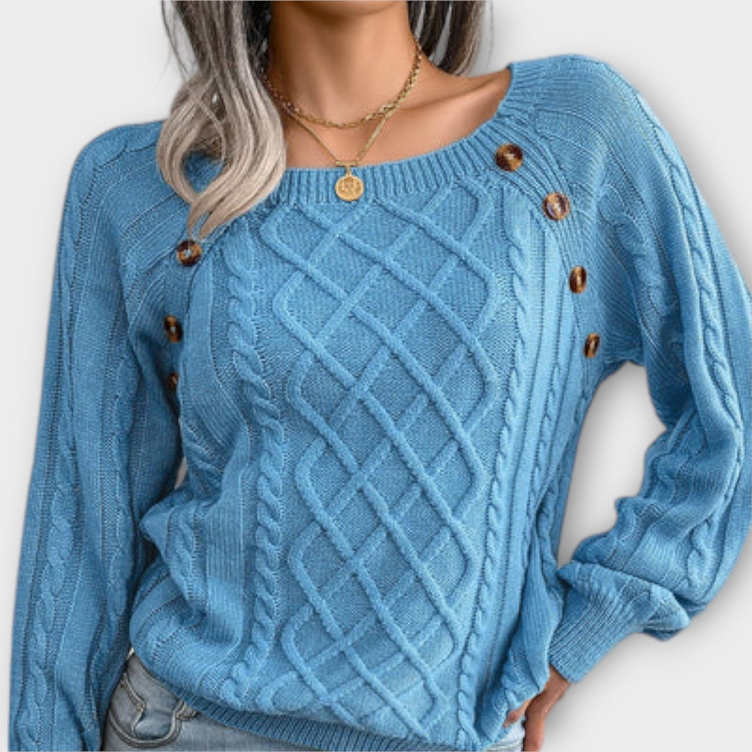 Malia – Maglione lavorato a maglia con bottoni