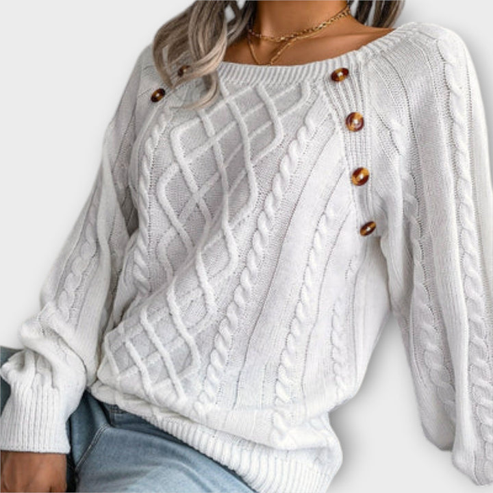 Malia – Maglione lavorato a maglia con bottoni
