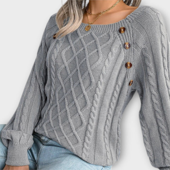Malia – Maglione lavorato a maglia con bottoni