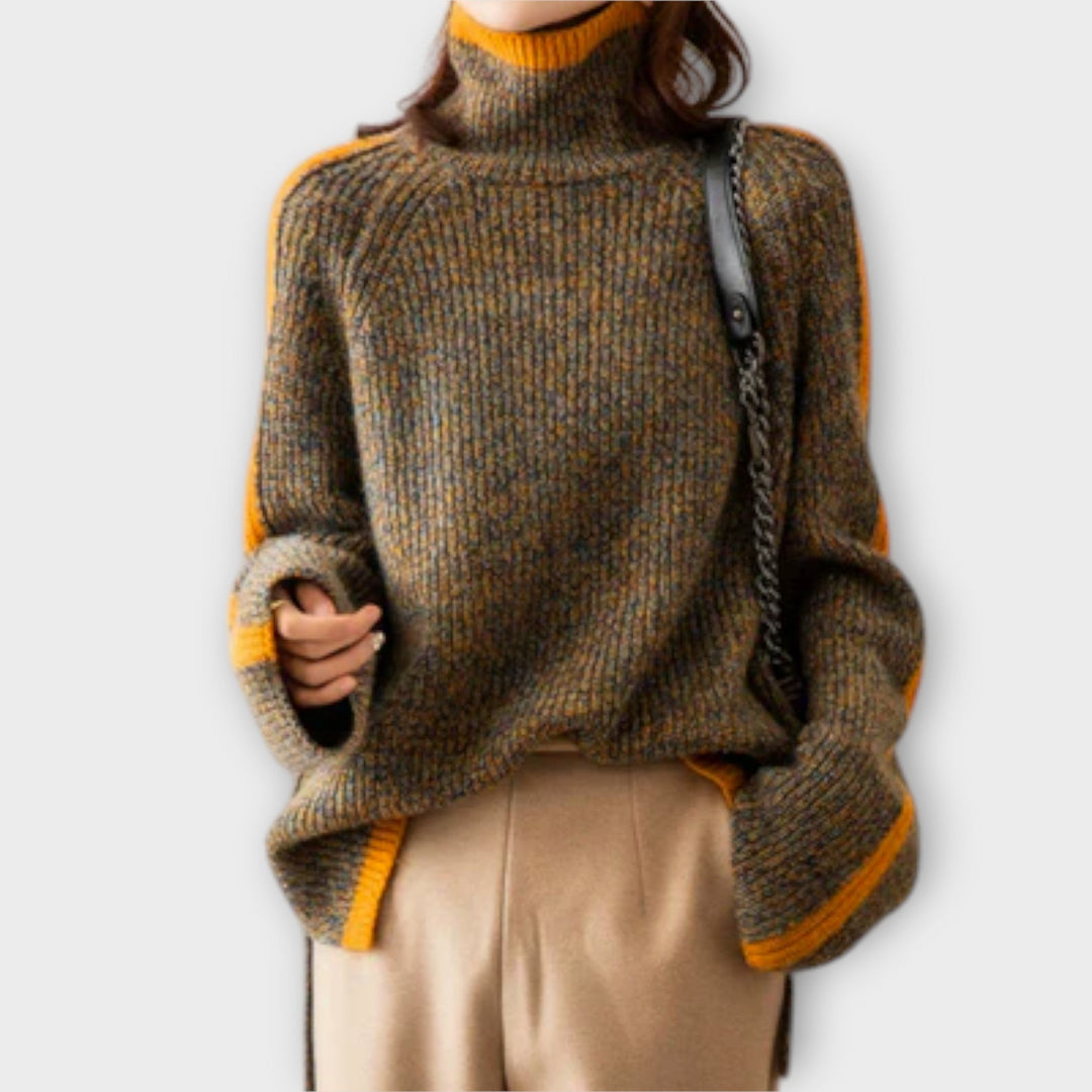 Breseis – Maglione vintage a collo alto