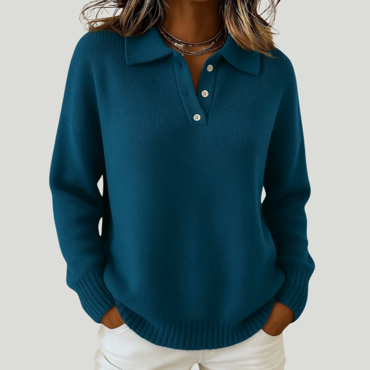 Ginevra – Maglione morbido con colletto