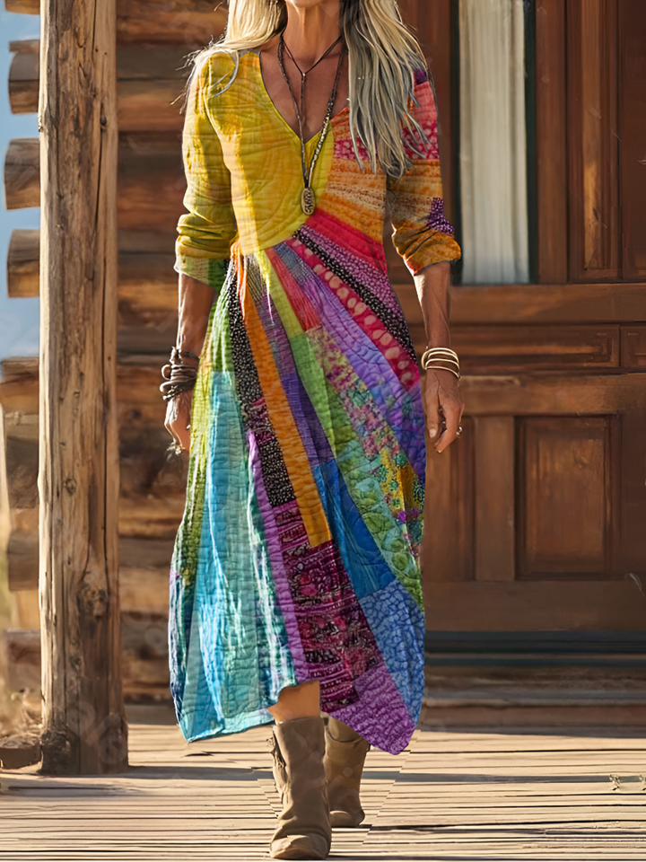 Luna | Vestito bohemien con design estivo
