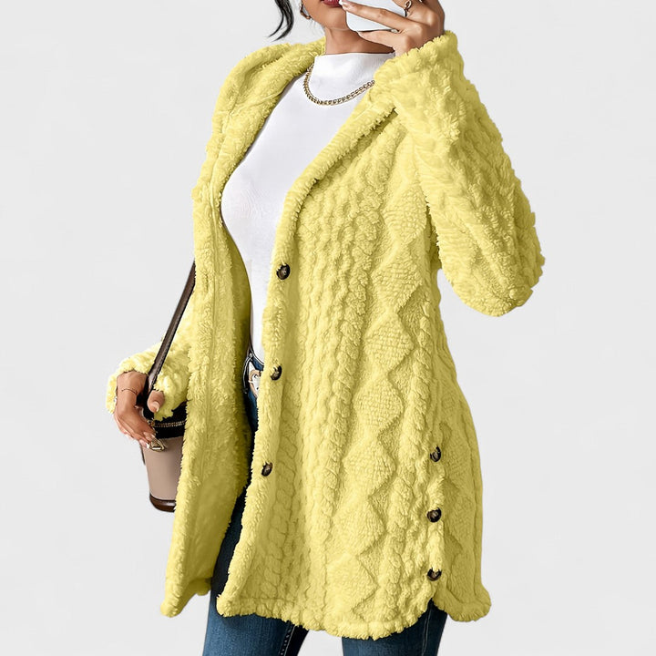 Katerina – Cardigan cappotto con cappuccio caldo