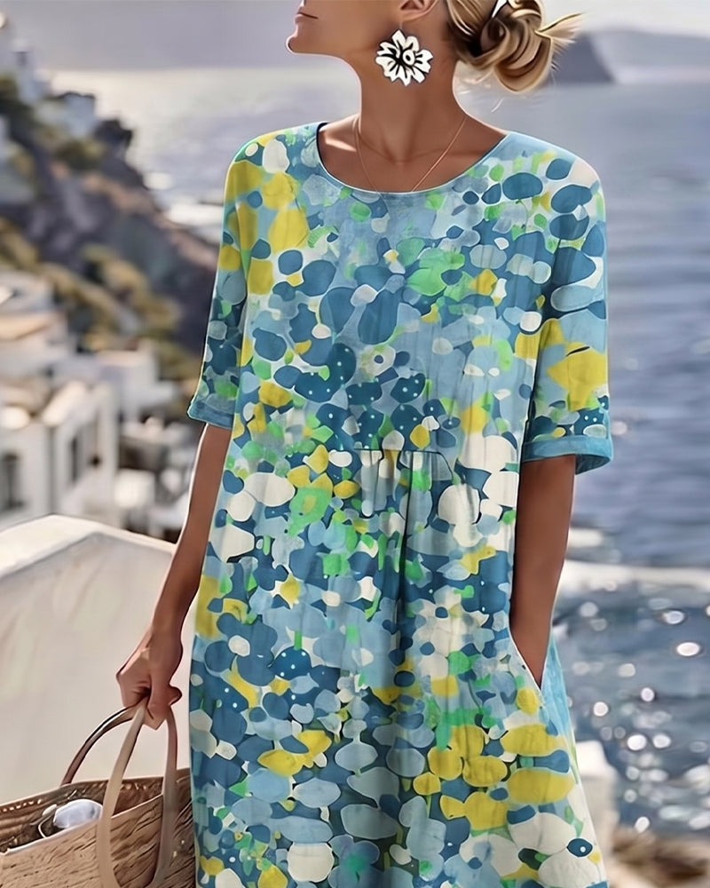 Lucia – Abito stampato loose