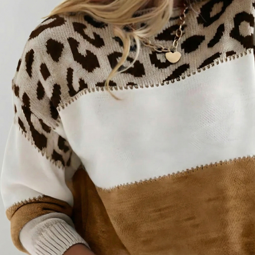 Emma – Maglione leopardato eleganza