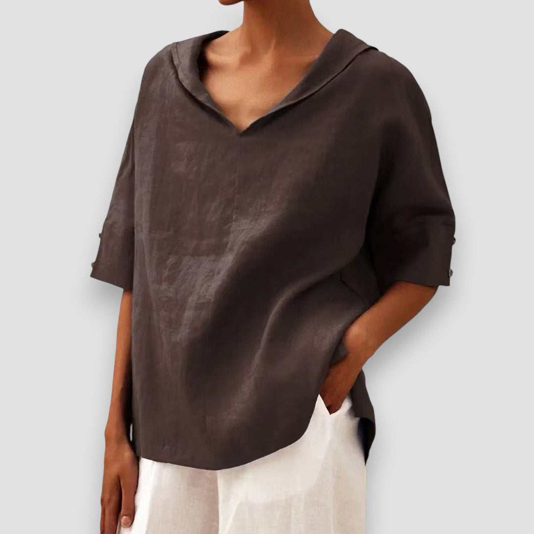 Elda – Camicia scollo a V